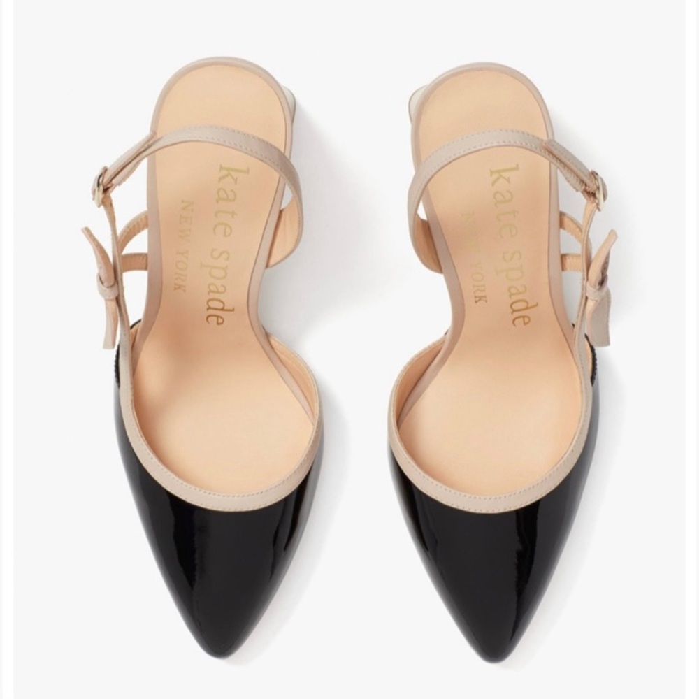 Kate Spade Black and Cream Women's Shoes